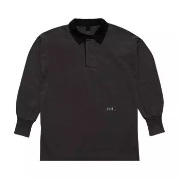 Топ Maison Margiela Long-Sleeve Polo Top 'Grey', серый