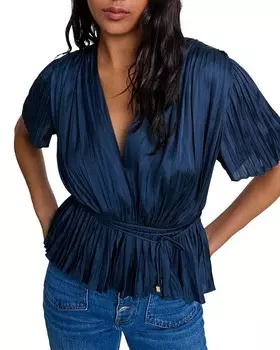 Топ Maje Levilly, синий