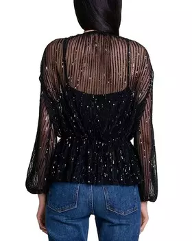 Топ Maje Levinou, черный