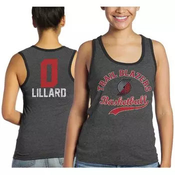 Топ Majestic Threads Portland Trail Blazers, черный