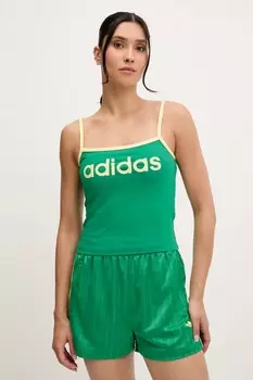 Топ-майка Adidas Originals, зеленый