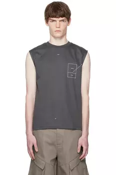 Топ-майка Retina Heliot Emil, серый