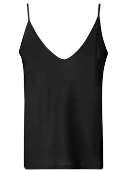 Топ-майка с V-образным вырезом от Stefano Mortari, черный