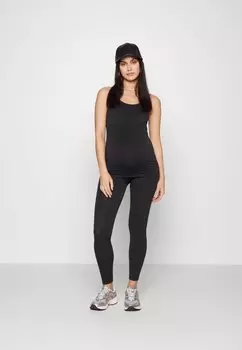 Топ MAMALICIOUS, оранжевый/черный