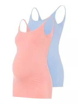 Топ MAMALICIOUS, светло-голубой