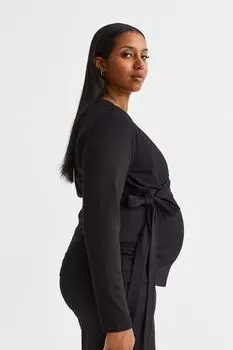 Топ мамы до и после H&amp;M, черный