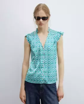 Топ манга Caracol Sfera, изумрудный