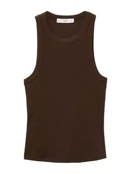 Топ MANGO BONI, коричневый