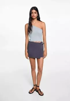 Топ Mango Kids, светло-голубой