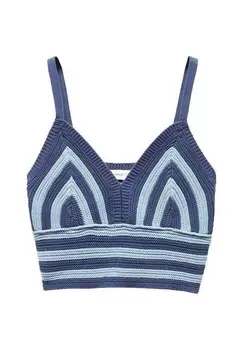 Топ Mango Kids, темно-синий