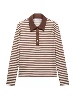 Топ MANGO, коричневый