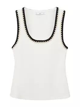 Топ MANGO LOTA, белый