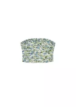 Топ Mango OCEAN, пятнистый белый