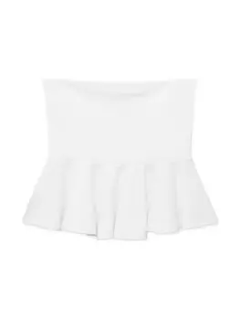 Топ MANGO PEPLUM, белый