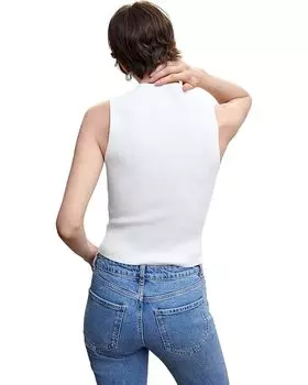 Топ MANGO Perez Top, экрю