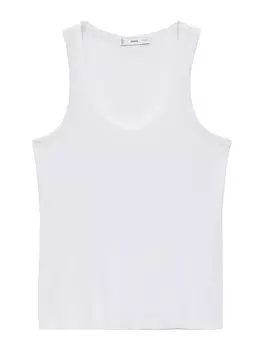 Топ MANGO Top BOBAR, белый