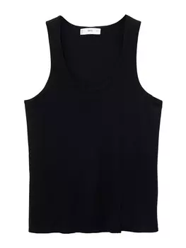 Топ MANGO Top BOBAR, черный