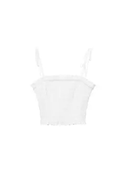 Топ Mango TRICK, белый