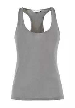 Топ Manila Grace, металлик серый