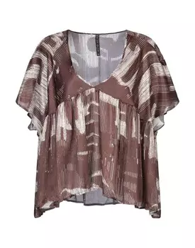 Топ Manila Grace, темно-коричневый