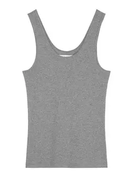 Топ Marc O'Polo Tank Iconic Rib, серый