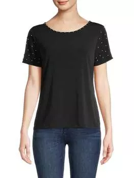 Топ Marc Valvo Carmen, чёрный