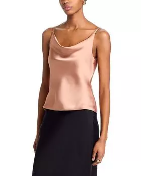 Топ Maria Slip Norma Kamali, коричневый/бежевый