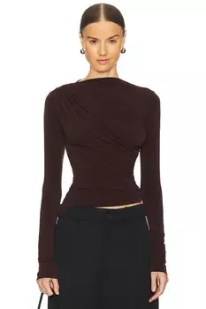 Топ marianna tullah от L'Academie, chocolate brown