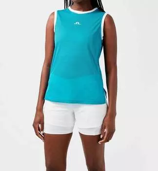 Топ Marion Mesh в цвете Enamel Blue J.LINDEBERG