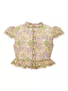 Топ MARLO Ella, зеленый