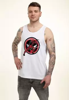 Топ MARVEL DEADPOOL WOLVERINE READY TO FIGHT TANK Marvel, белый
