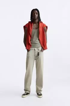 Топ-маска в ребрицу ZARA, хаки