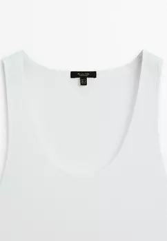 Топ Massimo Dutti, белый