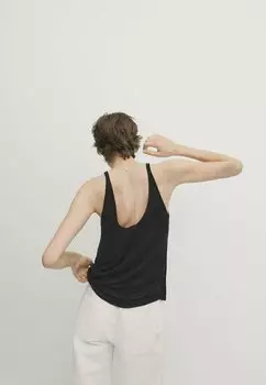 Топ Massimo Dutti, черный