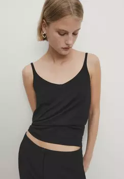 Топ Massimo Dutti, черный