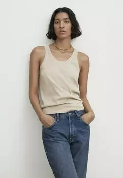Топ Massimo Dutti, цвет beige