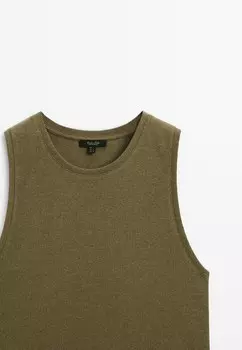 Топ Massimo Dutti, хаки