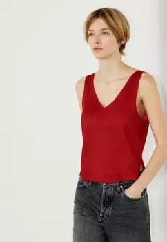 Топ Massimo Dutti, красный