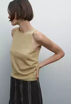 Топ Massimo Dutti, оливковый