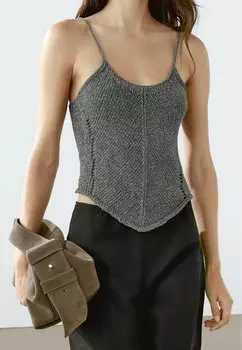 Топ Massimo Dutti, серый