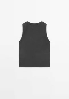 Топ Massimo Dutti, темно-серый