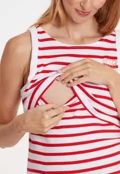 Топ MATERNITY AND NURSING CARNAC Cache Coeur, оранжевый