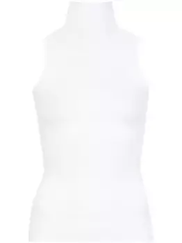 Топ Matte в рубчик Proenza Schouler, белый