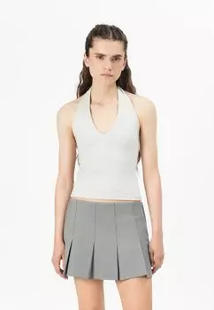 Топ MAY1 BARE COTTON SEAMLESS Abercrombie & Fitch, серый