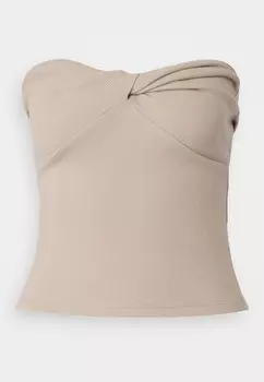 Топ MAY DROP TWIST TUBE Abercrombie & Fitch, фиолетовый