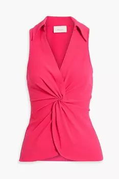 Топ McKenna из крученого эластичного крепа CINQ SEPT, розовый