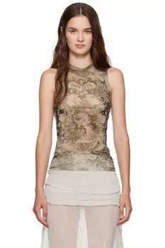 Топ-медальон Jean Paul Gaultier, мультиколор