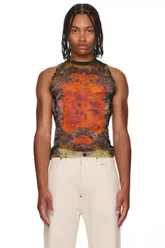 Топ-медальон Jean Paul Gaultier, оранжевый