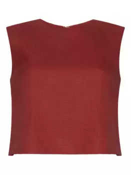 Топ Mercer Adam Lippes, красный