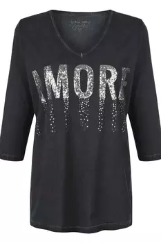 Топ MIAMODA Shirt, черный